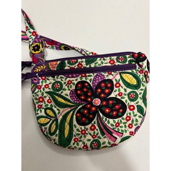Vera Bradley Viva La Vera Saddle Up Crossbody Handbag with Matching Euro Wallet - Picture 8 of 8